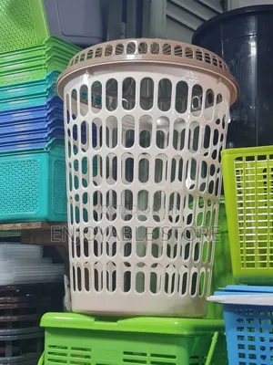 Storage Plastic Laundry Basket