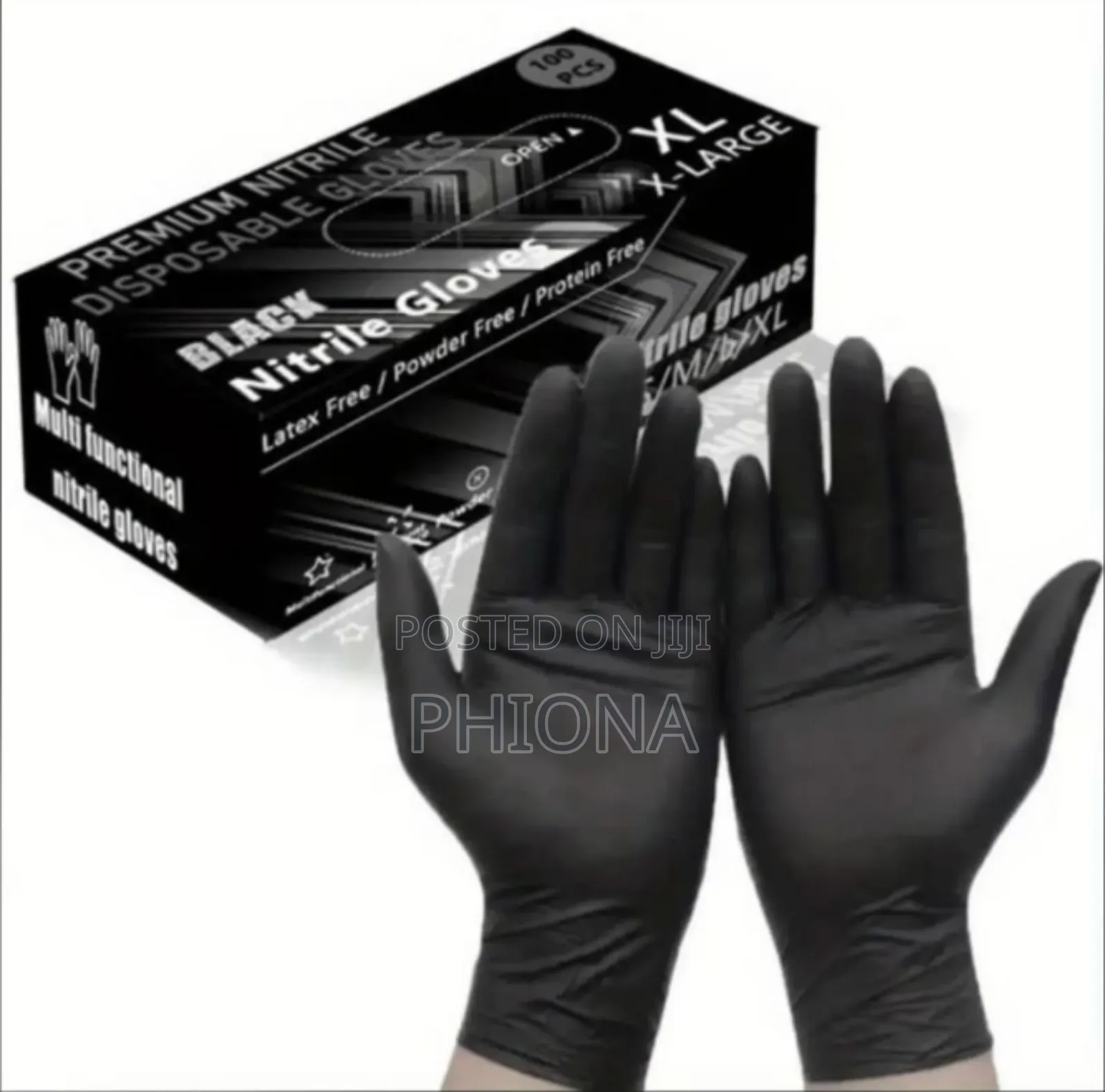 Black Disposable Nitrile Gloves