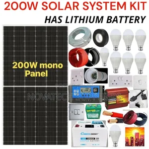 Compact Powerhouse: 200w Solar Kit With 100ah Lifepo4 Battery