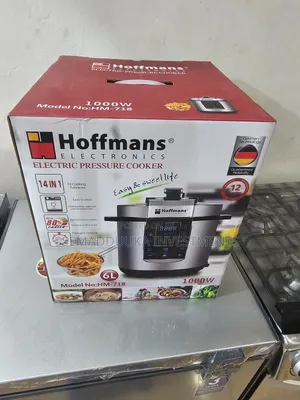 Hoffmans 6 Litres Electric Pressure Cooker With a Food Steamer
