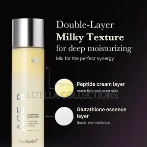 Medicube Age-R Glutathione Glow Milky Toner, Low-Irritation