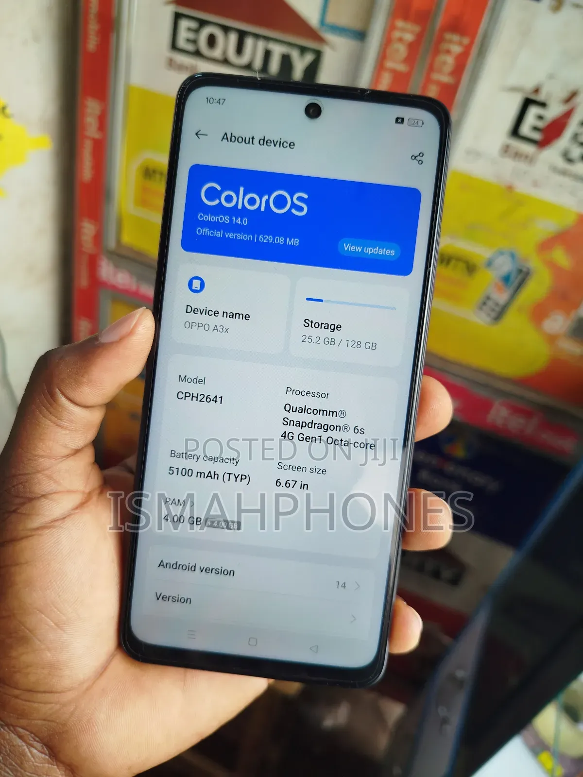 Oppo A3x 128 GB Purple