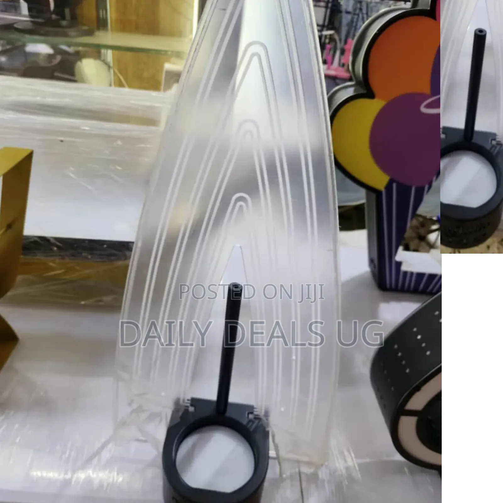 Lucite Sailboat Sculpture Wine Display