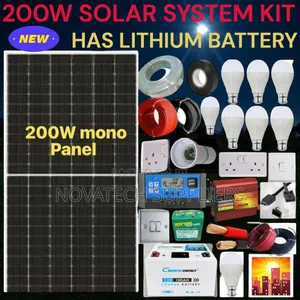 The Off-Grid Explorer: 200w Solar System 100ah Lithium Battery