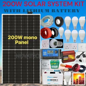 Solar Freedom: 200w Panel With a 100ah Li-Ion Battery