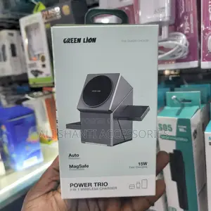Greenlion Power Trio Magsafe 15w, Wireless Magsafe Charger