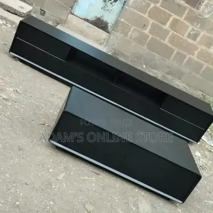 Black Tv Stand and Center Table Set