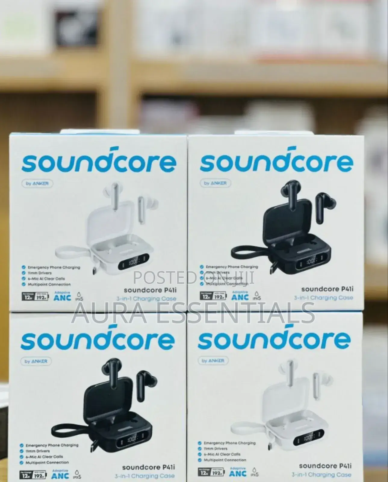 Soundcore P40i Earbuds by Anker.