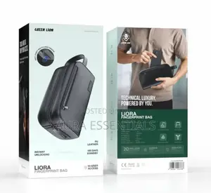 Green Lion Liora Fingerprint Bag With Leather Strip Led Indicator