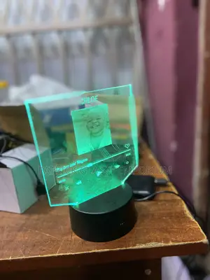 Glass Lightening Plaque
