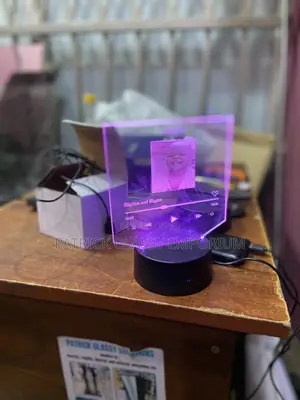 Glass Lightening Plaque