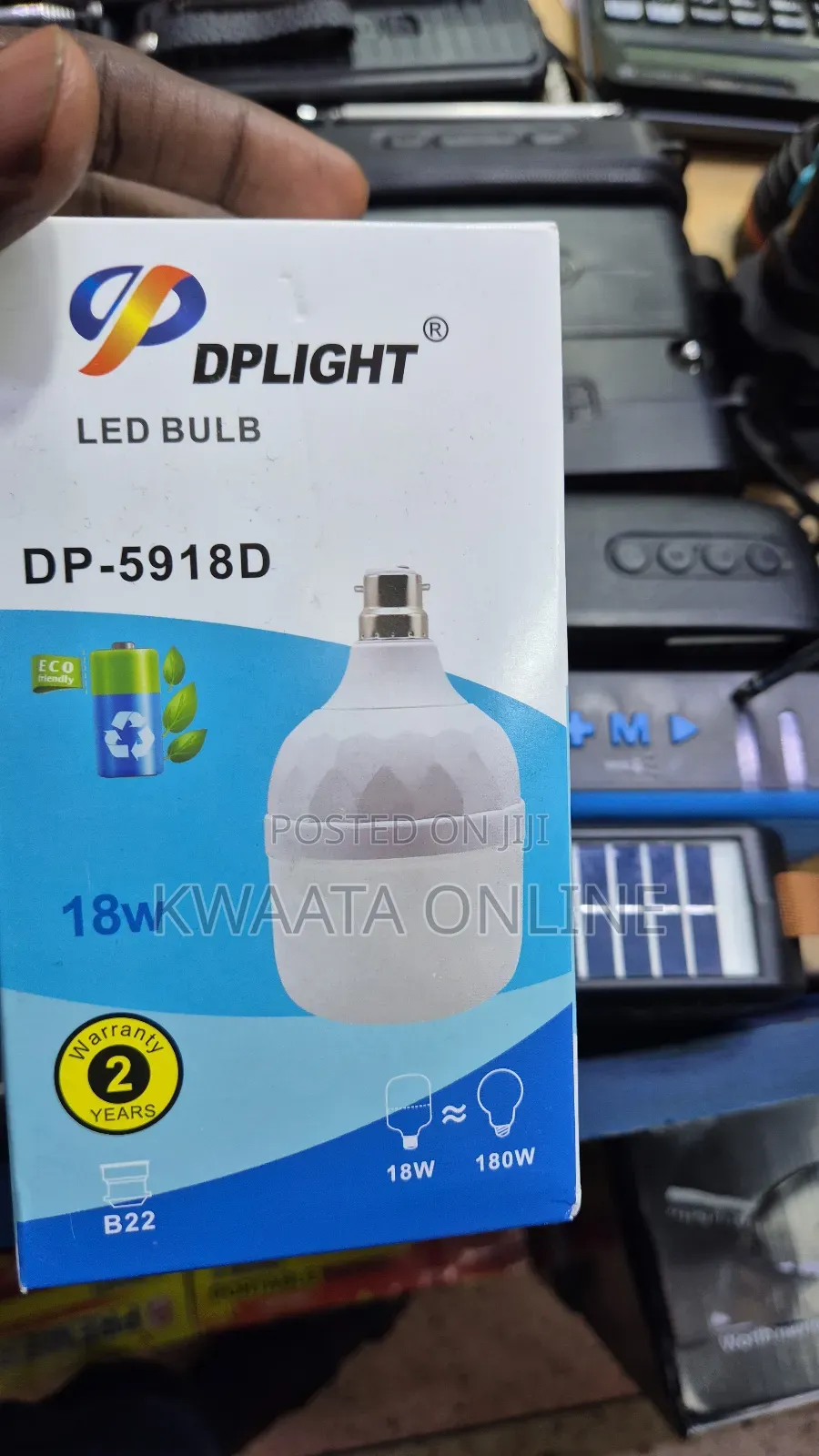 20watt Led Rechargeable Bulb Dual Mode Ac/Dc Emergency Light