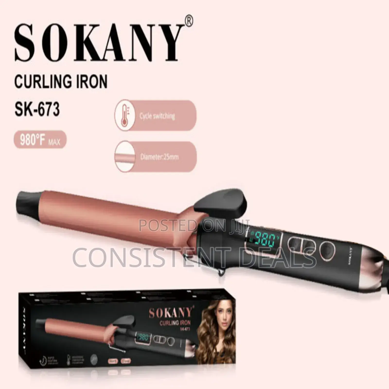 Sokany Sk-673 Electric Curling Iron