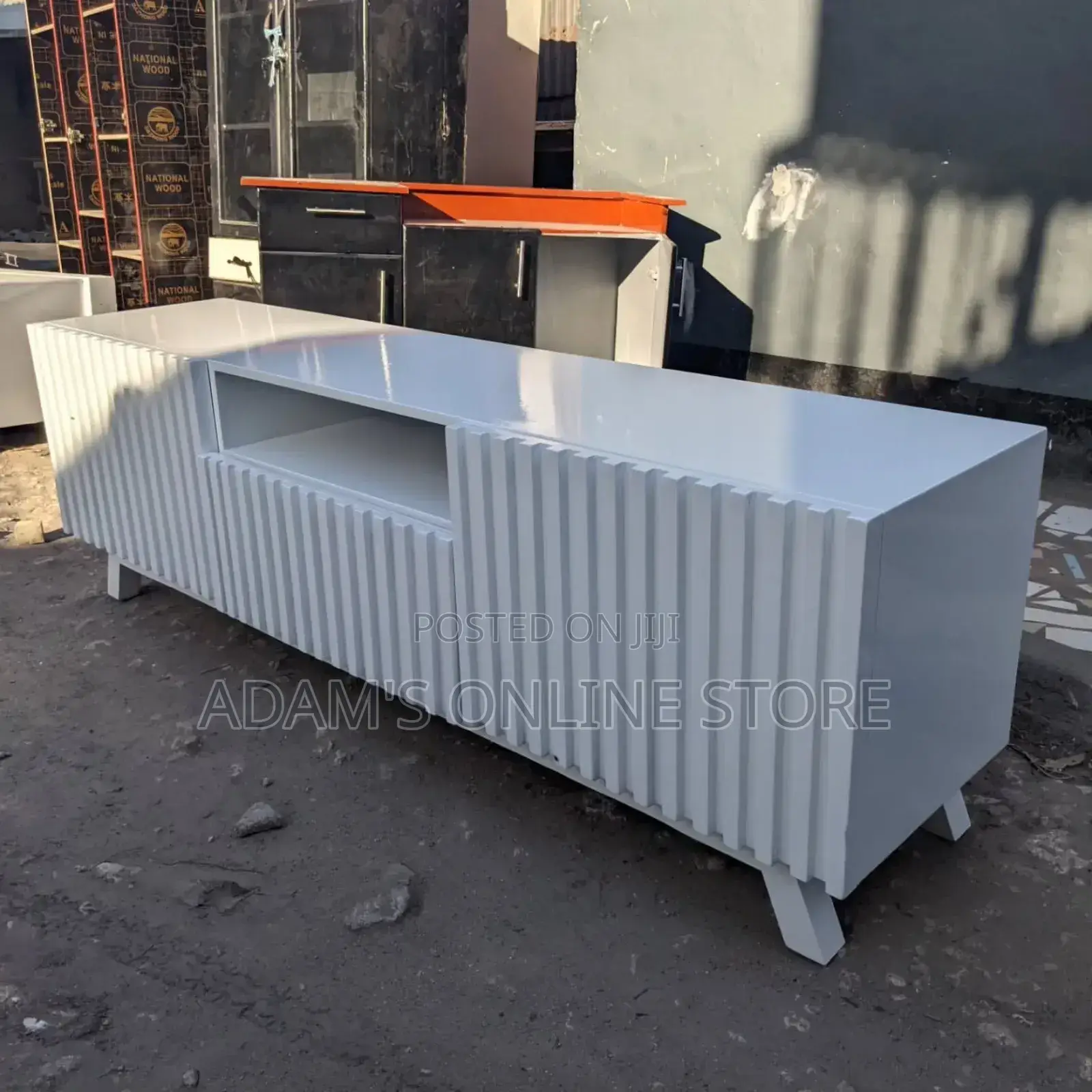 Modern Classic Tv Stand Unit White