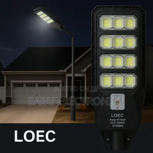 500w Solar Street Light Has Ir Motion Sensor–Waterproof Remote Control