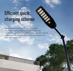 500w Solar Street Light Has Ir Motion Sensor–Waterproof Remote Control