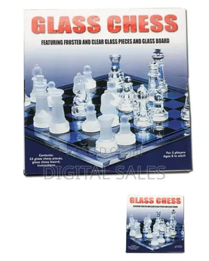 Portable Glass Chess and Glass Board