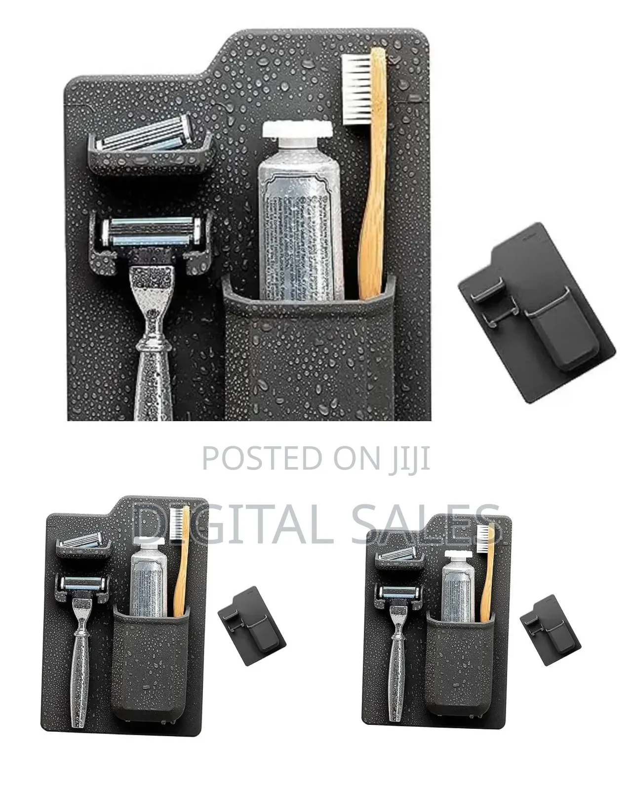 Wall Stackable Toothbrush and Shaver Holder