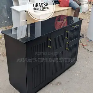 Black Kitchen Cabinet