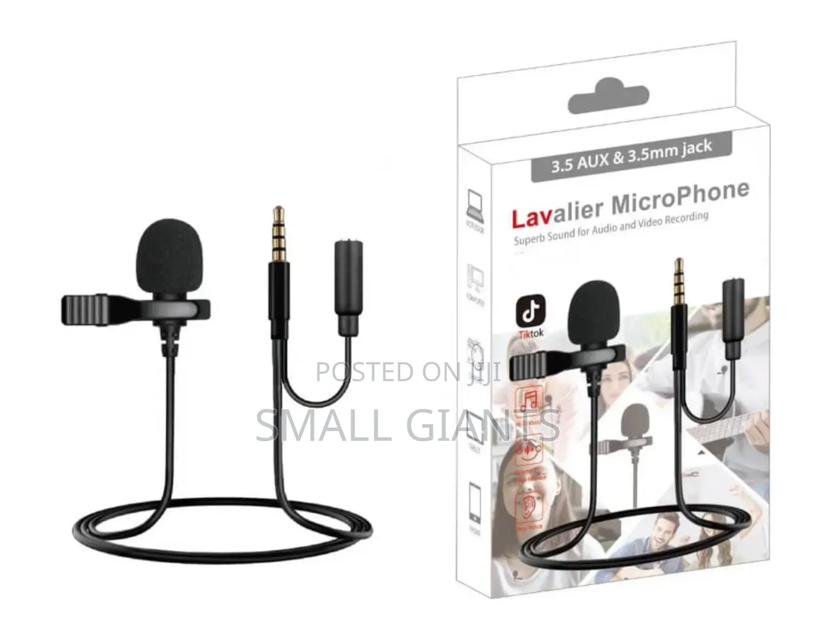 3.5mm Aux Lavalier Microphone
