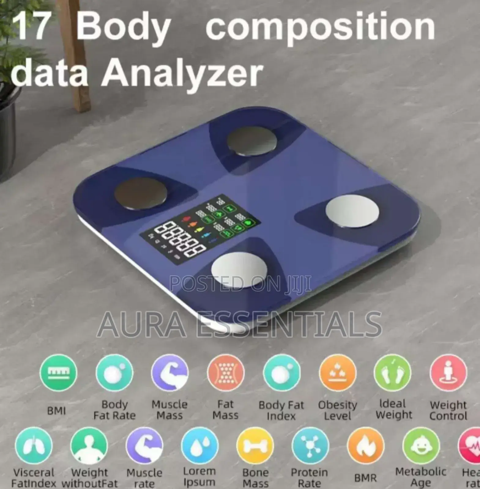 Smart Digital Personal Weight and Fat Scale