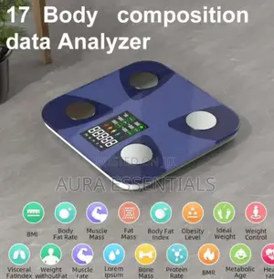 Smart Digital Personal Weight and Fat Scale