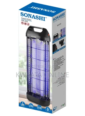 Sonashi Insect Killer, Ultra Uv-a Tube, Anti-Touch Metal Grid Sik-830