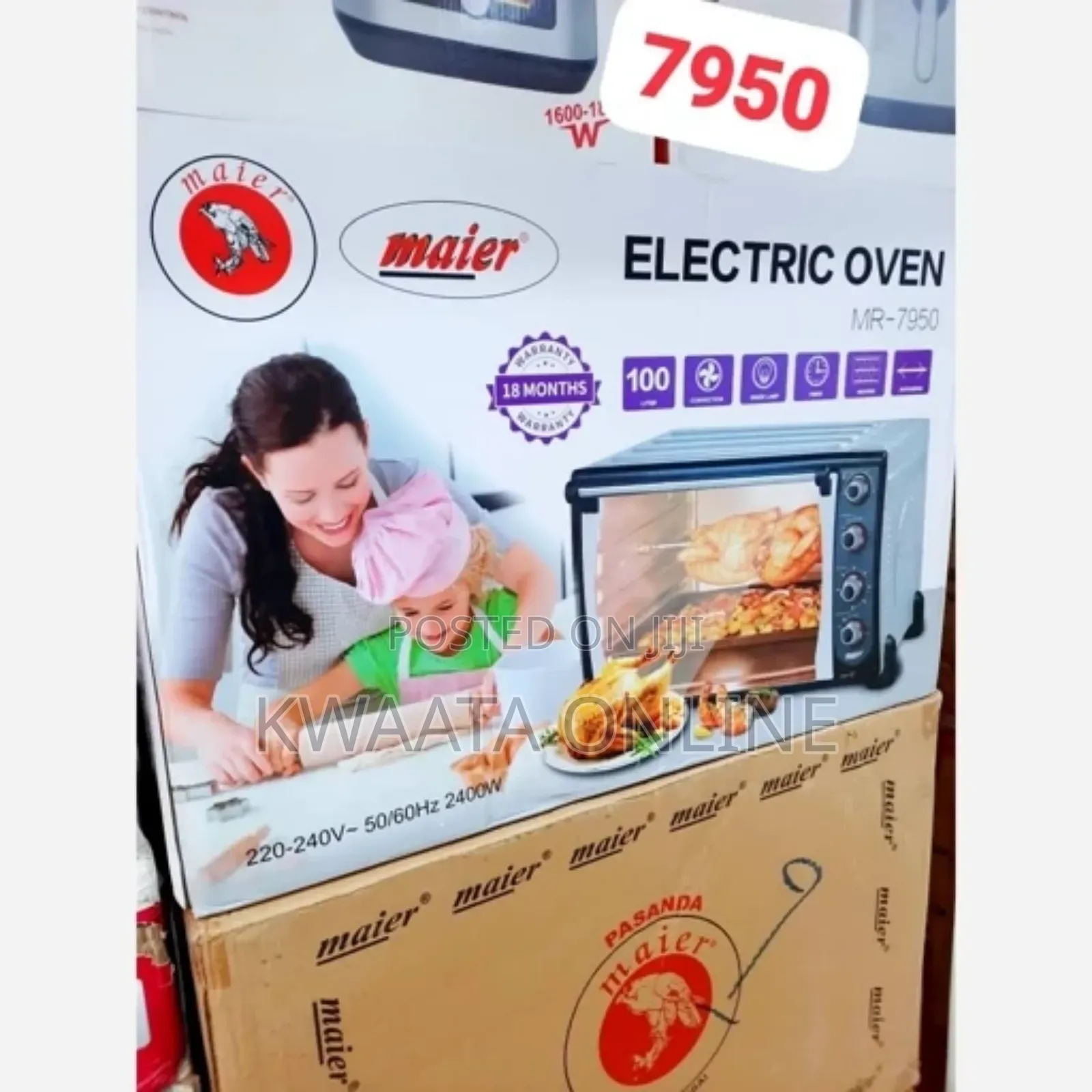 100litres Maier Mr-7950 Electric Oven 2400w