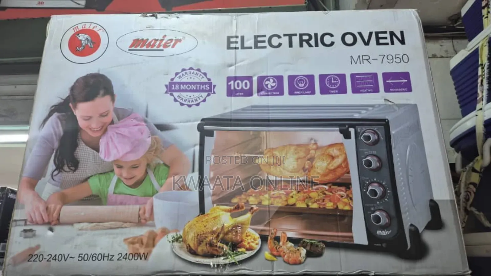 100litres Maier Mr-7950 Electric Oven 2400w