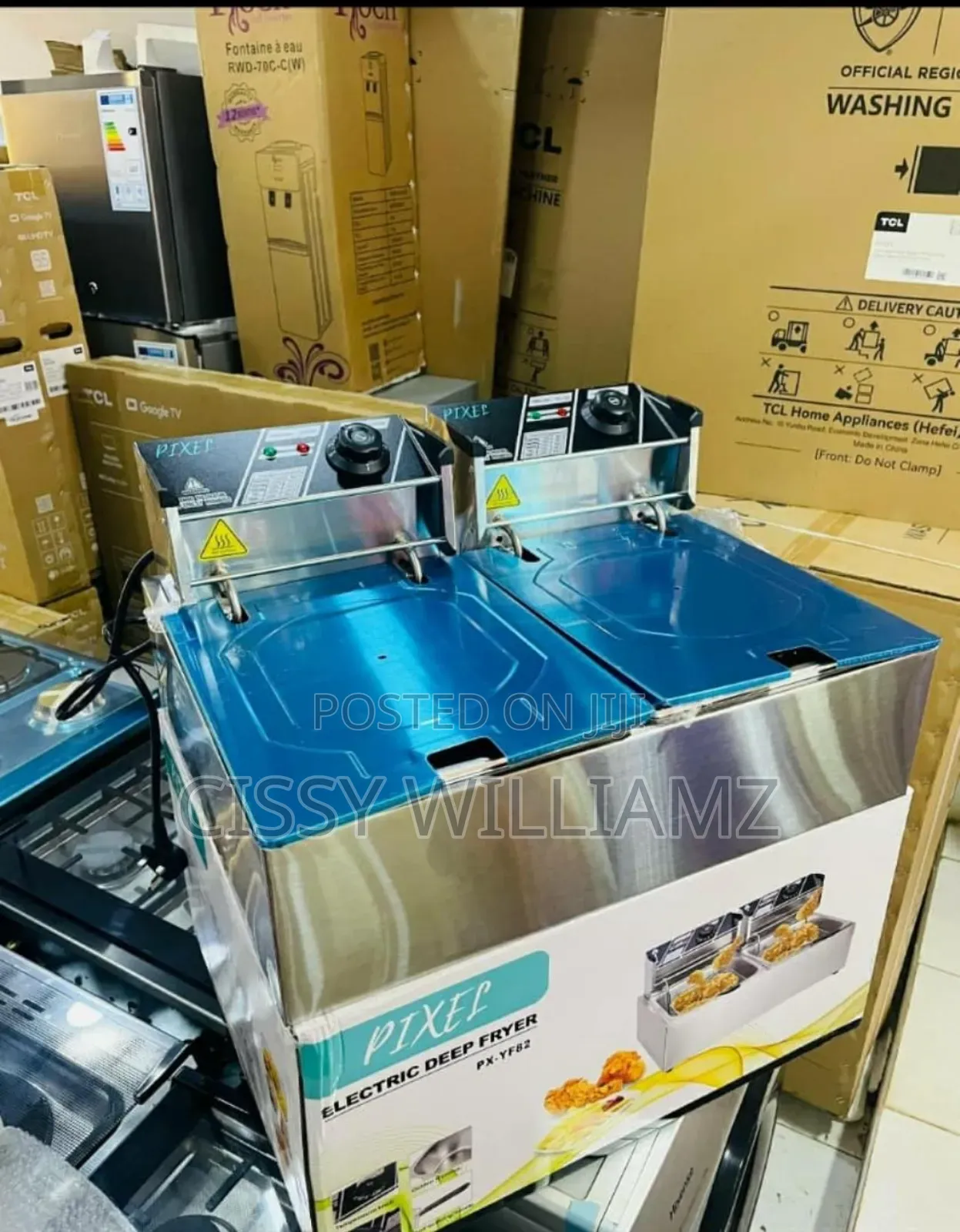 Pixel Double Commercial Deep Fryer 12l