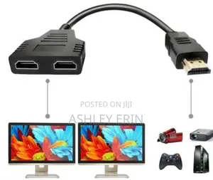 Hdmi Cable Splitter 1 in 2 Out Hdmi Adapter Cable