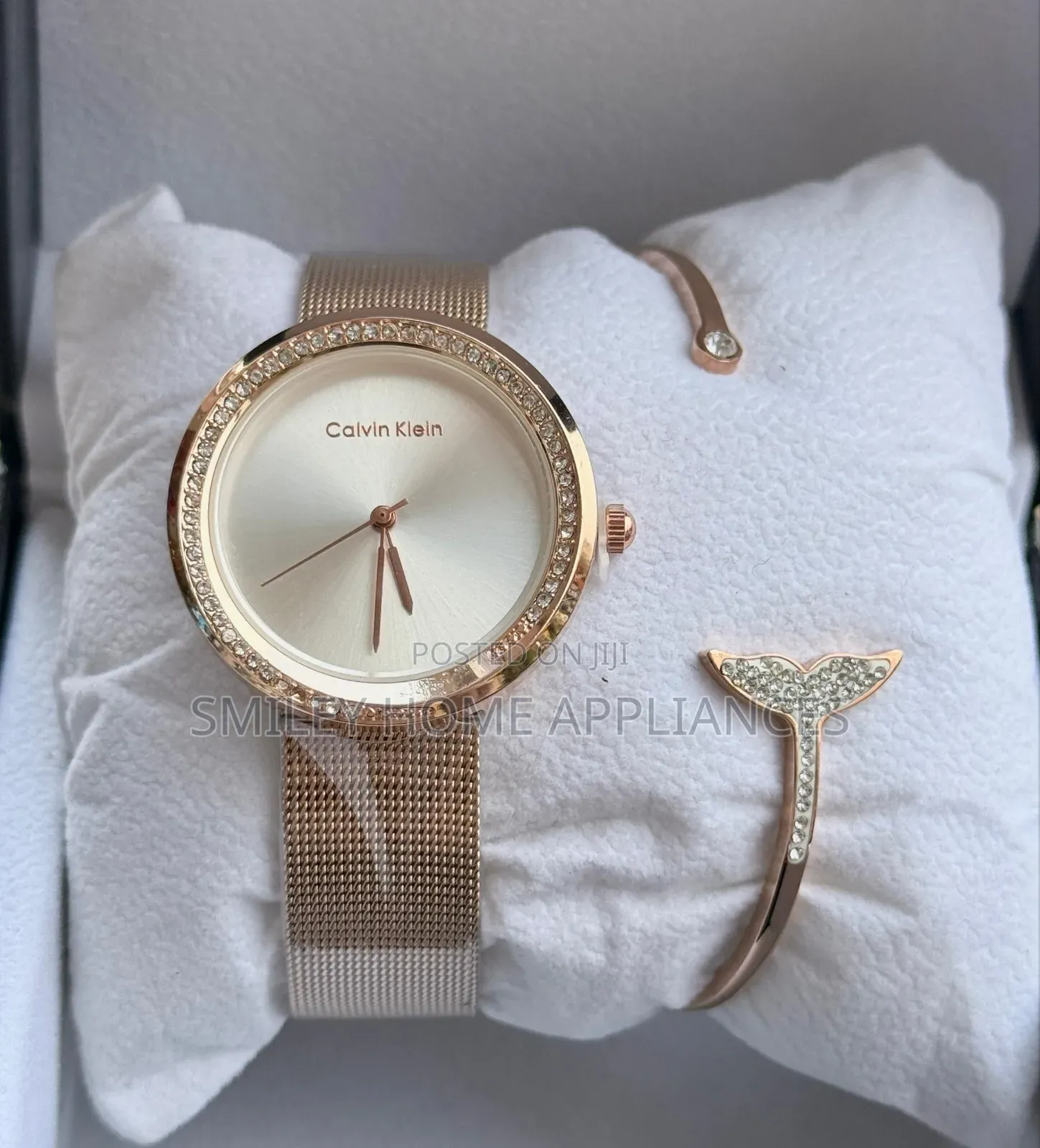 Beautiful Womens Rose Gold Calvin Klein Wrist Classy Analog Time Piece