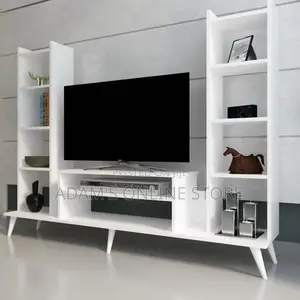 Shelve Tv Stand Unit in White