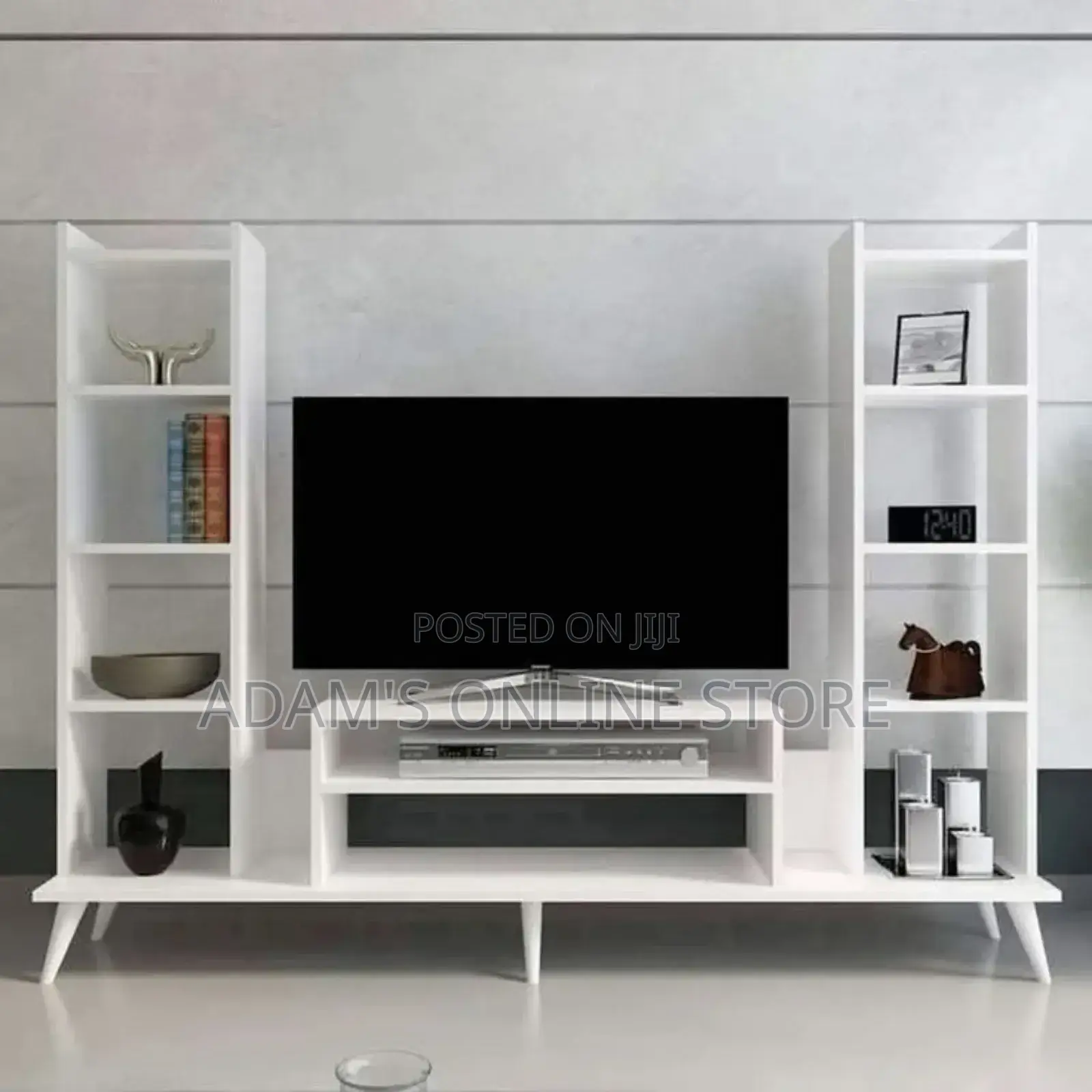 Shelve Tv Stand Unit in White