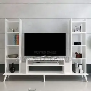 Shelve Tv Stand Unit in White