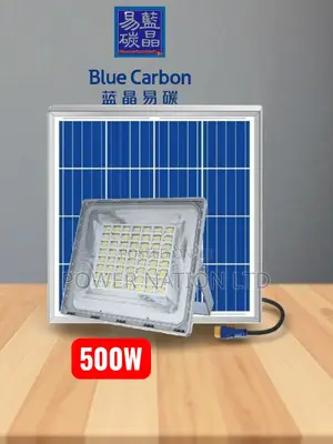 500w Blue Carbon Wawa Solar Flood Light Hometech