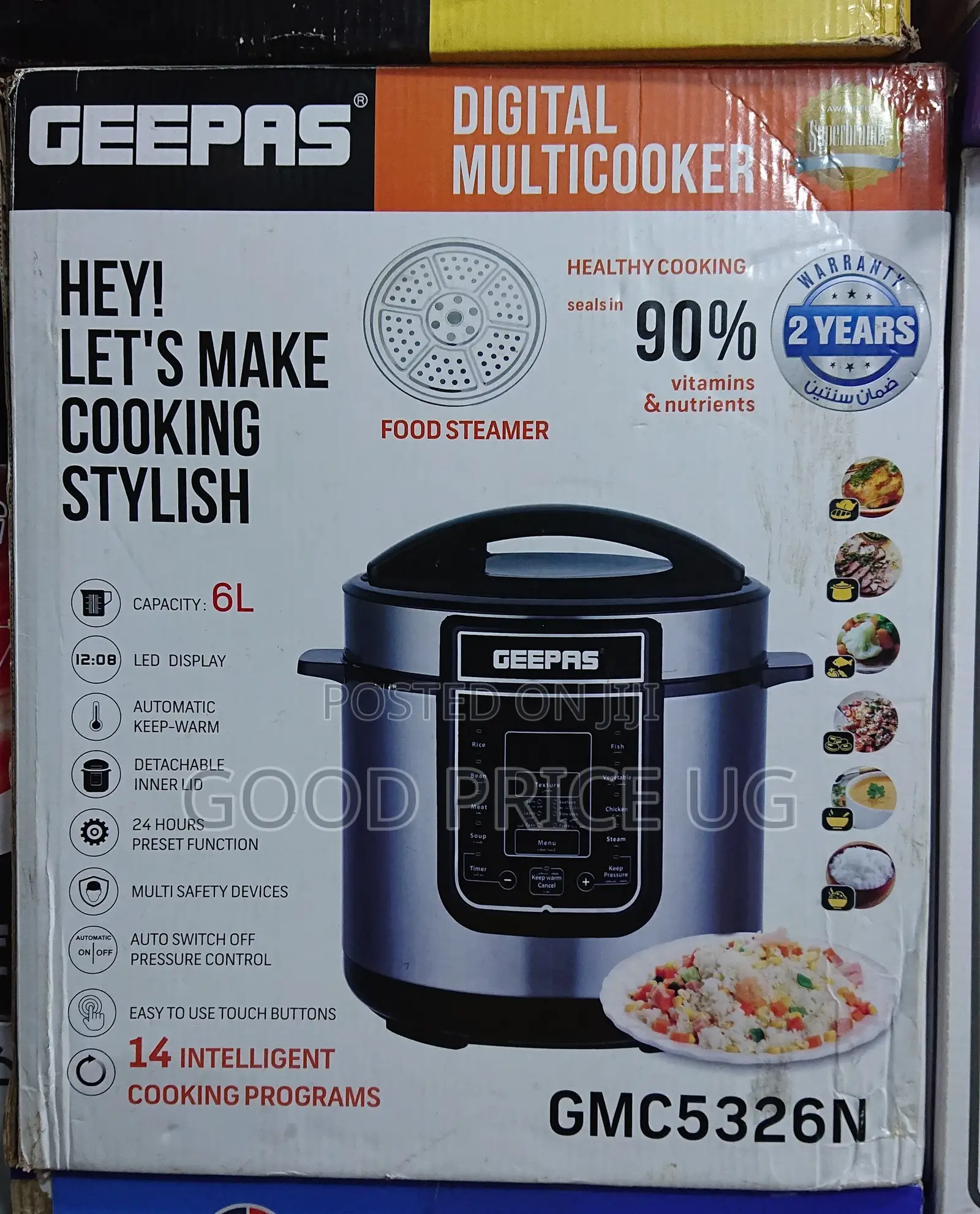 Geepas Digital Multi Cooker Gmc5326n