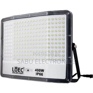 400w Solar Flood Light With Remote Control Motion Sensor –Waterproof