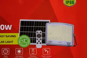 400w Solar Flood Light With Remote Control Motion Sensor –Waterproof