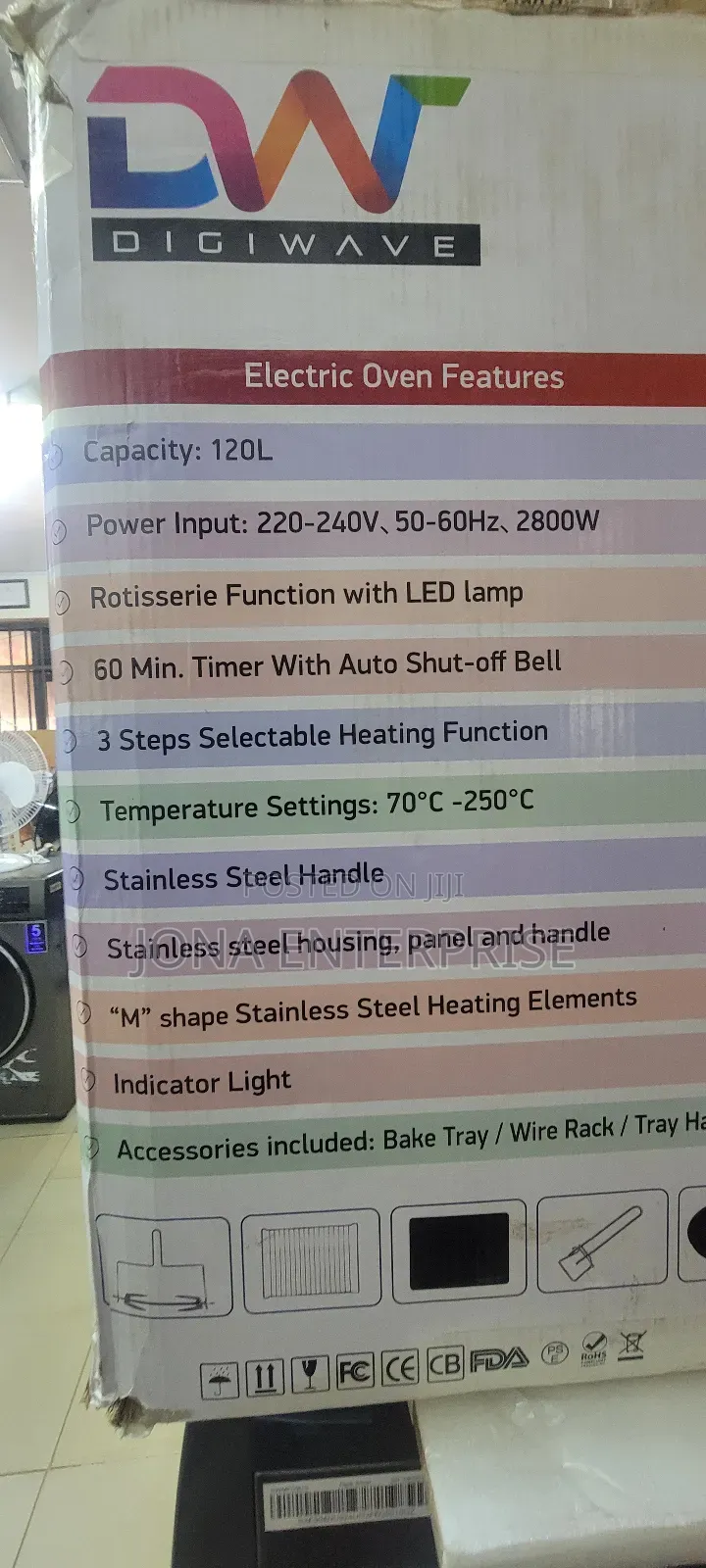 Dw Electric Oven 120l