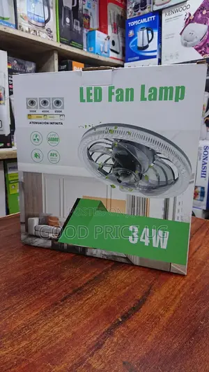 New Led Lamp Fan 34w
