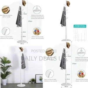 Wooden Coat Rack Stand