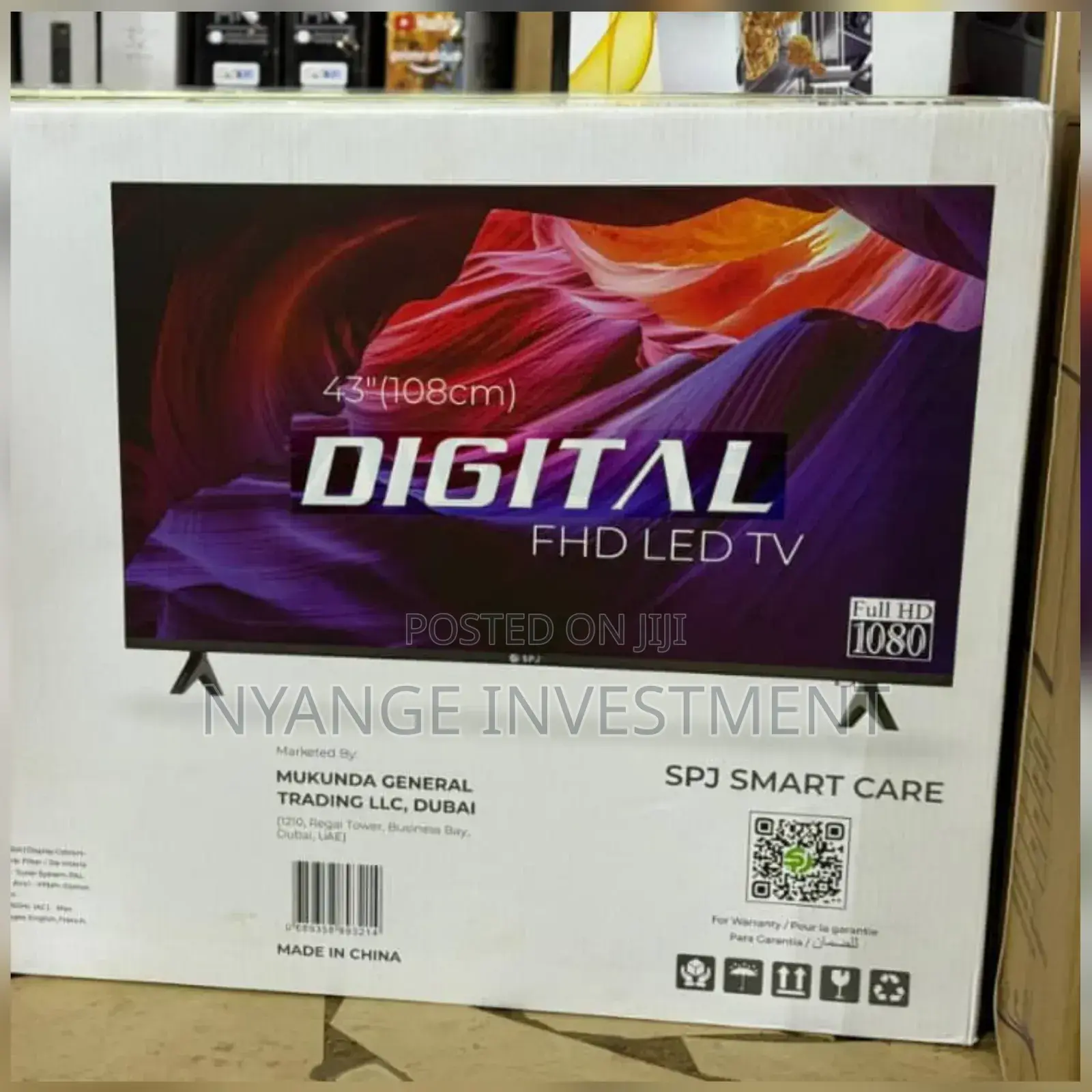 43 SPJ Digital Frameless Tv Set.