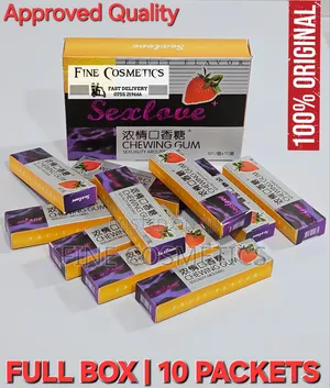 Full Box, Sex Love Unisex Arousal Chewing Gum Sex Erotic Libido Boost