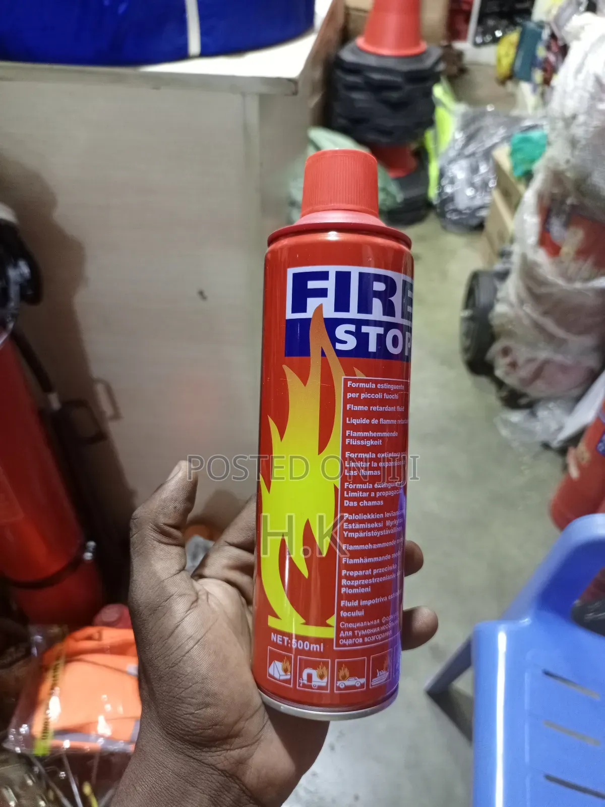 Fire Stop Portable Fire Extinguisher.