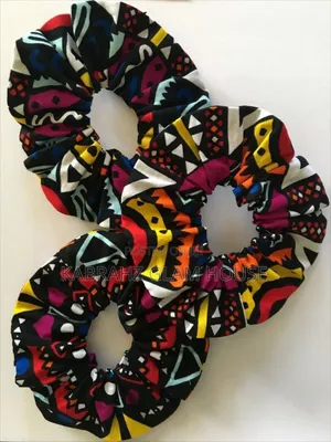 Kitenge Puff Holders