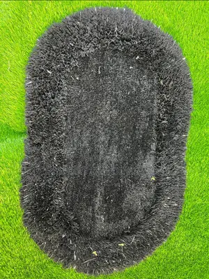 Oval Doormat Dark Gray