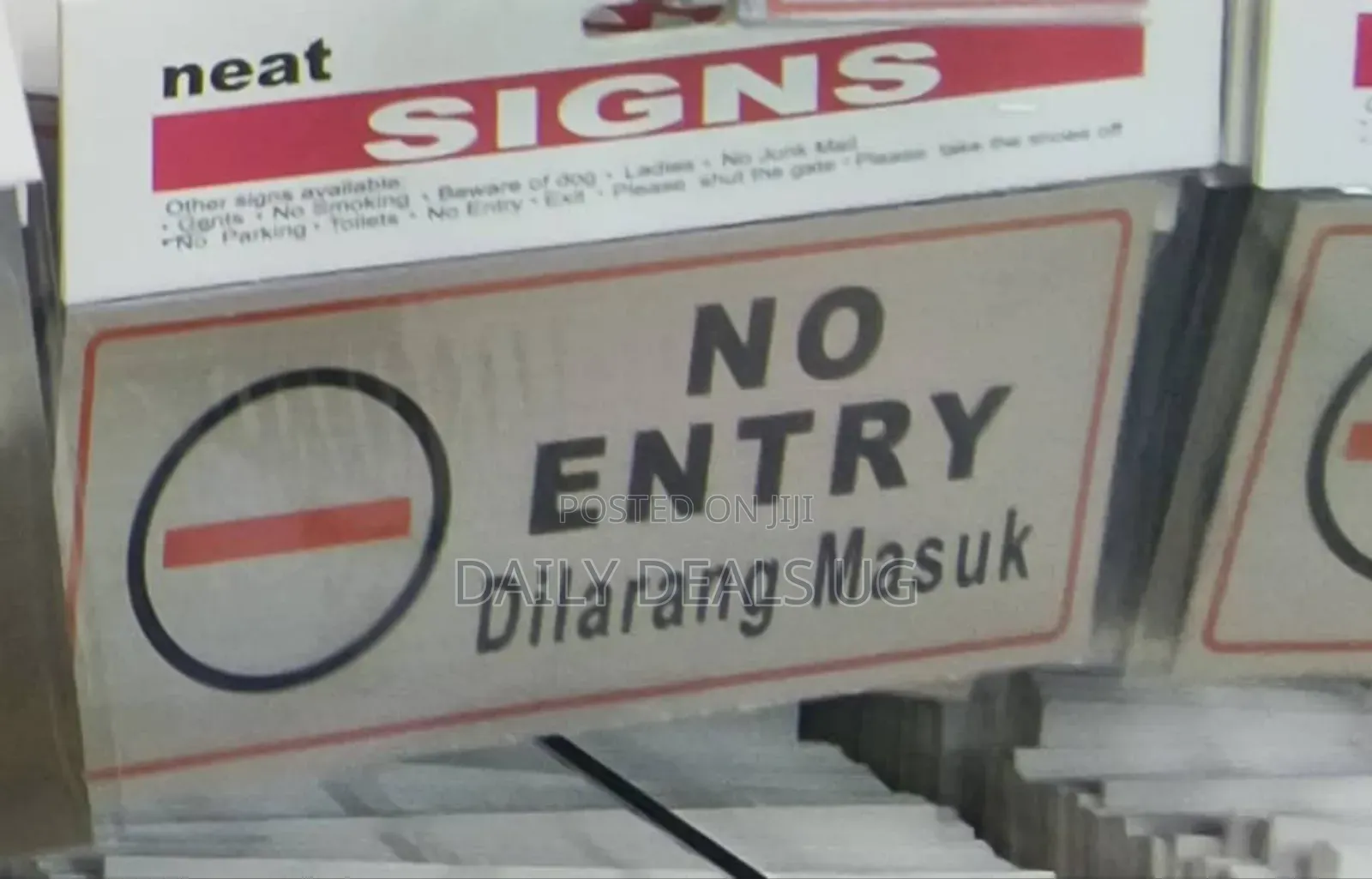 Signs 10 Pcs