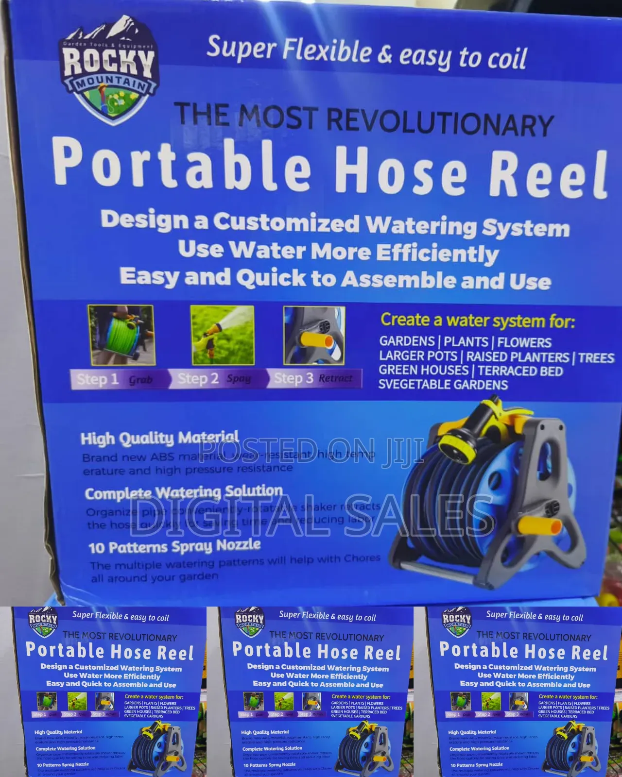 Portable Water Hose Reel
