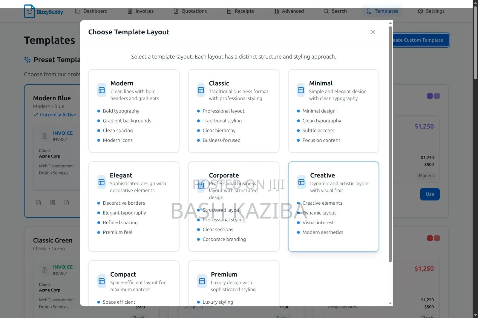 Bizzy Buddy Invoicing, Quotation and Receipting Tool